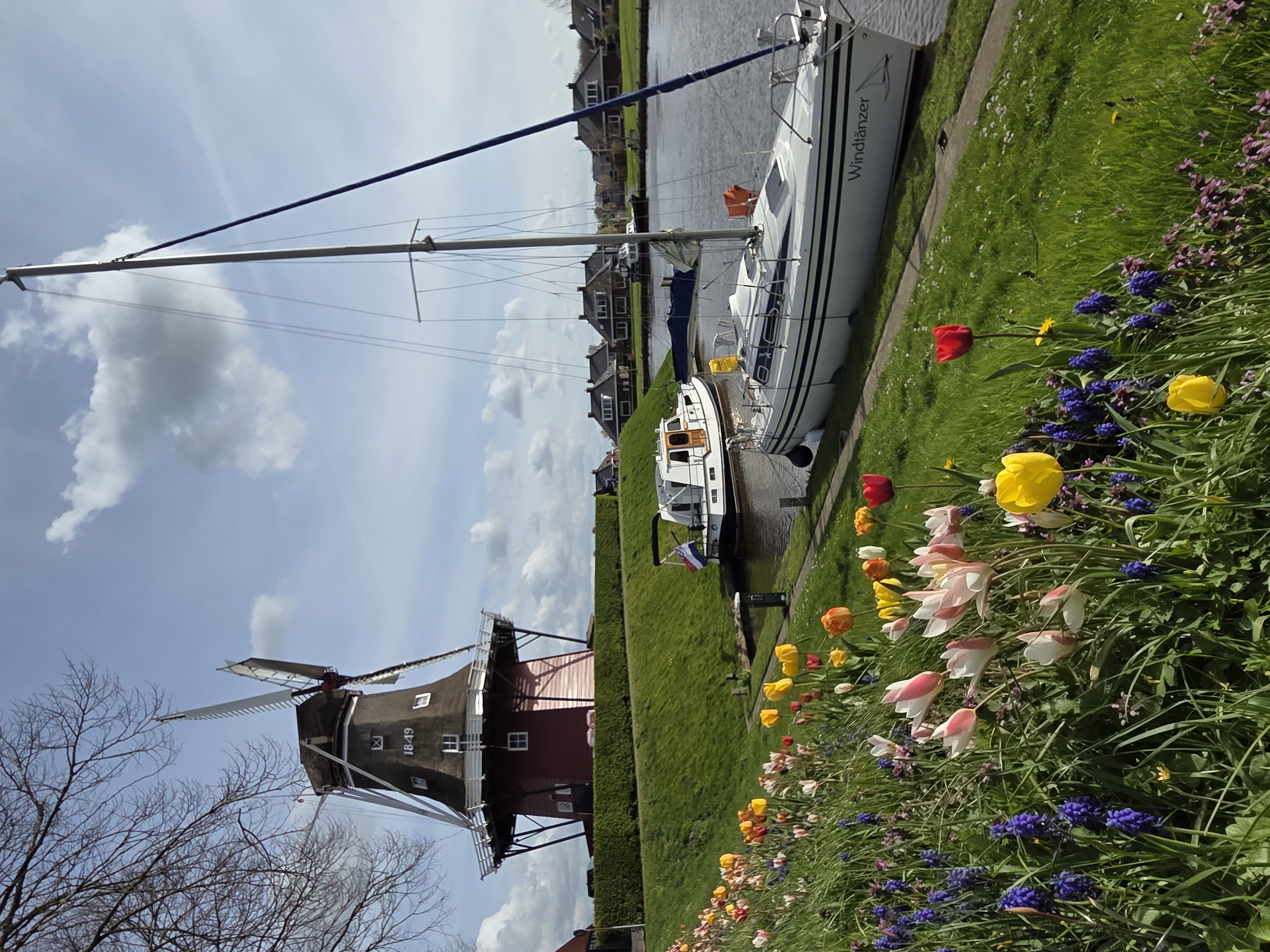 Mein Liegeplatz in Dokkum